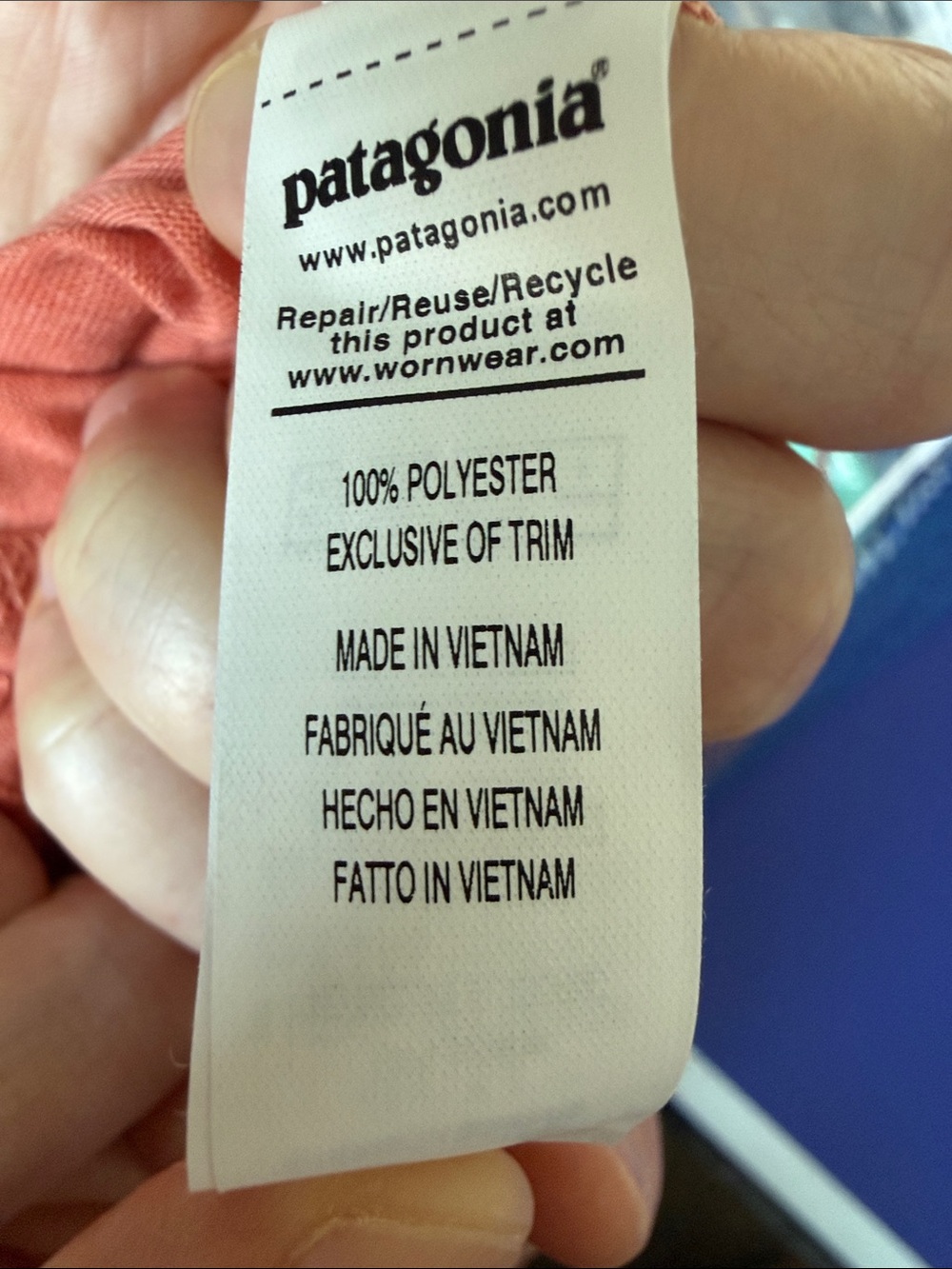 Patagonia Women's Peach Racerback Tank Top Size S - Picture 6 of 6